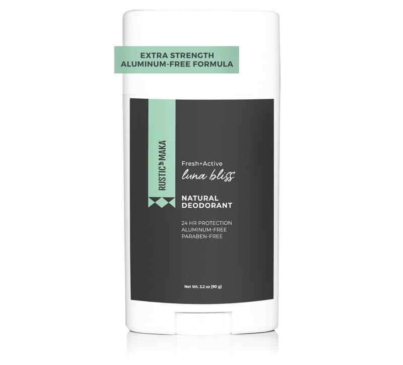 Rustic MAKA Natural Deodorant for Women, Luna Bliss, Cruelty-Free, Aluminum-Free, Paraben-Free, No Baking Soda, Activated Charcoal + Magnesium - Image 1